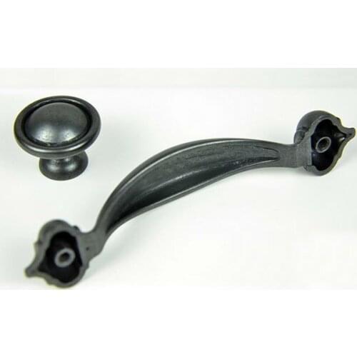 UNLOCKS 10Pcs Furniture Hardware Pull Handle And Cupboard Cabinet Door Knobs handle Single hole D:30mm /CC:96mm