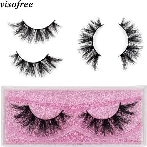 Visofree Eyelashes 3D Mink Lashes thick handmade full volume soft lashes long eyelash fluffy extension eyelash makeup beauty K11