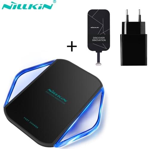 Universal Qi Wireless Charger USB Charging Adapter Receptor Coil Receiver For iPhoneX 8 7 7plus ForSamsungS9/S9plus/S8