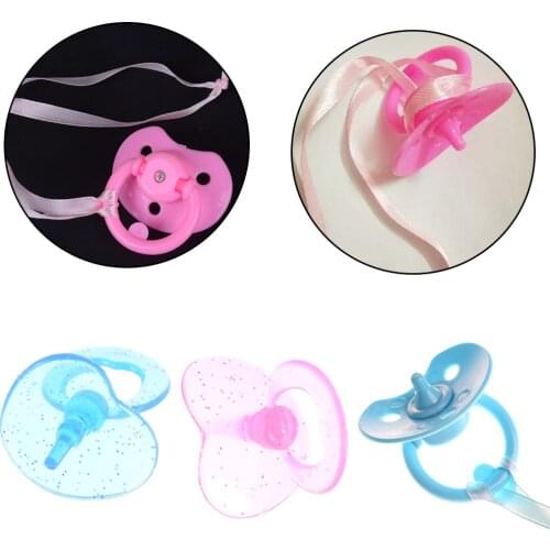 1/2PCS Baby Doll Pacifier Bottle for Nursery Doll House Feeding Feed Medication Device Kids Pretend Play Games Toys