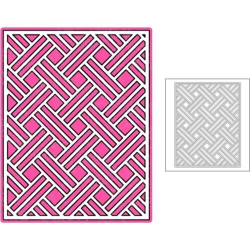 2020 New Rectangle Metal Cutting Dies For DIY Embossing Square Background Decoration Greeting Card Album Scrapbooking No Stamps