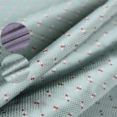 White Waxberry 36momme Heavy Jacquard Weave Silk Cotton Fabric Garment Material Women Dress DIY Sewing Cloth Tailor Freeshipping
