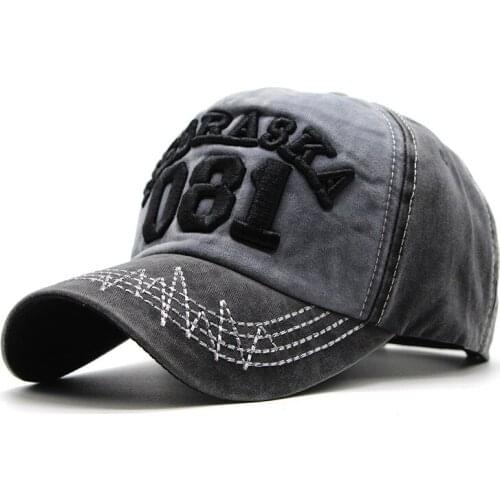 Brand Wash Cotton Baseball Cap for Men Women 081 Embroidery Snapback Hat Fashion Casual Hip Hop Dad Hats Trucker Hat Bone Gorra