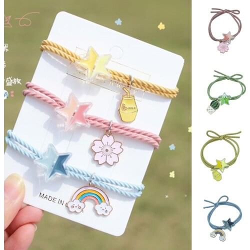 Rubber Band Bracelet with Small Wishing Star Printing Gifts for Girlfriends or Boyfriends NYZ Shop