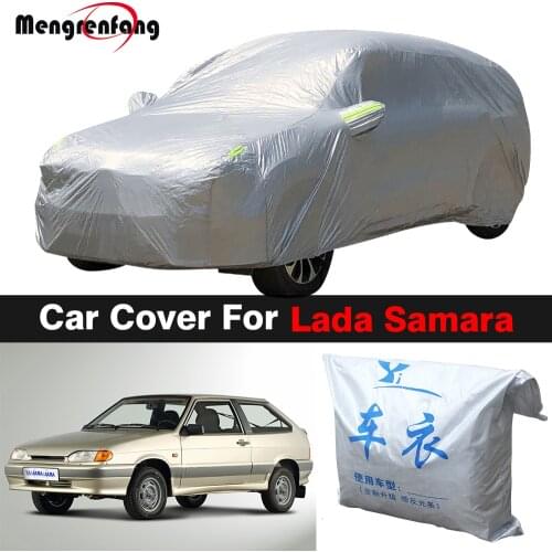 Car Cover Outdoor Anti-UV Sun Rain Snow Fog Protection Cover For Lada Samara Sedan Hatchback Coupe SUV