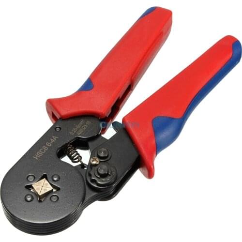 DHL 20PCS Self Adjusting Ratcheting Ferrule Crimper Plier HSC8 6-4A 0.25-6mm2 AWG23-10