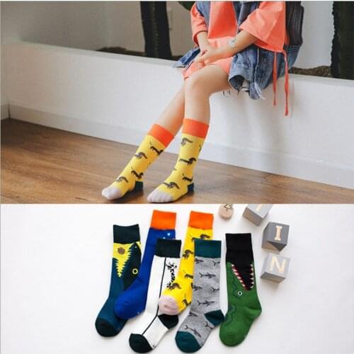 Kids Toddlers girl socks for children Knee High Long Soft Cotton Children Socks baby boy Socks