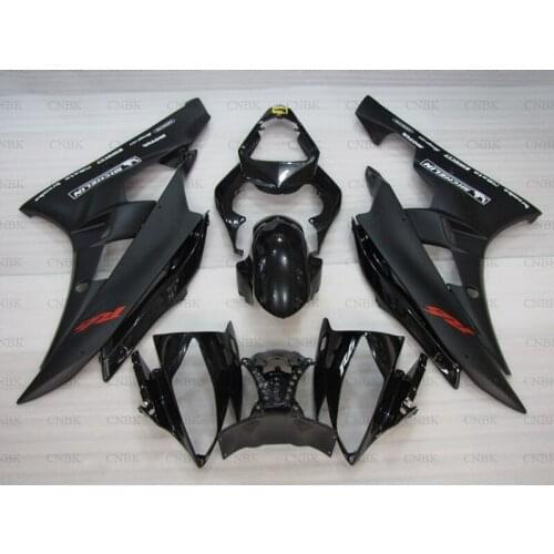 For YZF R6 2006 - 2007 Body Kits YZF600 R6 06 Black Abs Fairing YZF600 R6 2007 Bodywork Unpainted