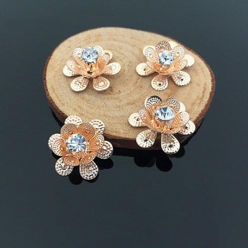 Hot Sale wholesale 20pcs/lot retro rhinestones Button diamond Wedding bridal DIY hair decoration Accessories YC128