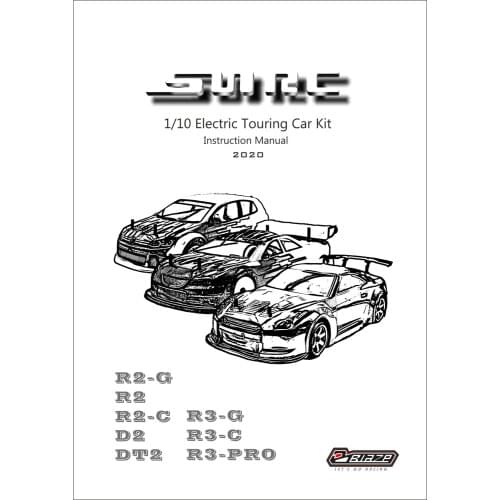 SNRC R3-G R3-C R3-PRO R2 R2-C R2-G D2 DT2 1/10 CAR SCALE ELECTRIC POWERED INSTRUCTION EXPLOSION MAP DECOMPOSITION DIAGRAM