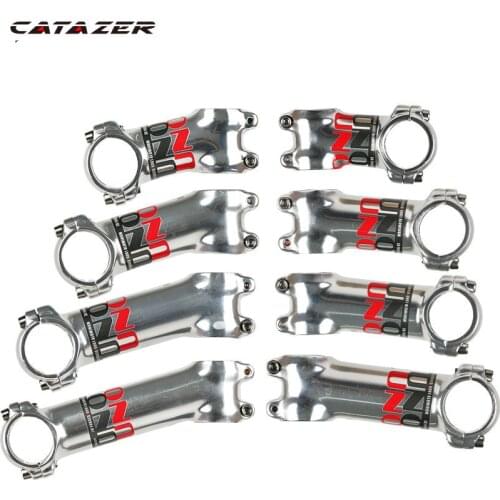 Lightweight Stem Aluminium 7/17/35degree MTB Road Bike Bicycle bar Stems 31.8*60/70/80/90/100/110/120/130mm Silver