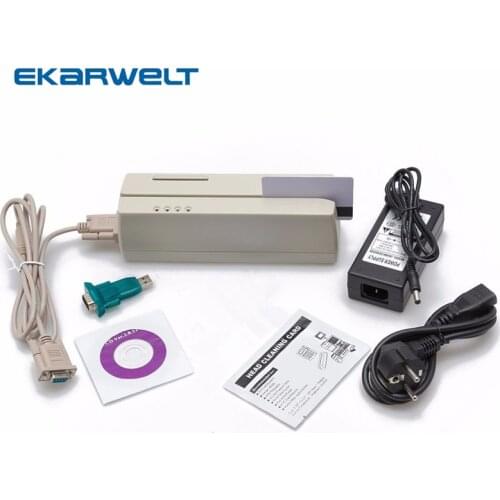 MCR200 Magnetic EMV Smart IC Stripe Chip Card Reader/Writer With SDK For Loco HiCo Track 1 2 3