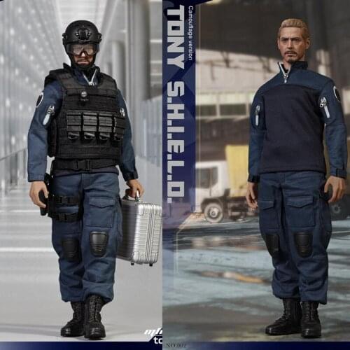MICTOYS NO.002 1/6 Stealth Edition S.H.I.E.L.D. uniform version Tony movable doll toy ornaments in stock