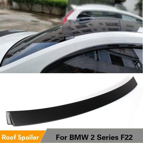 Unpainted ABS Auto Rear Roof Lip Spoiler for BMW 2 Series F22 M235I 220I 2014 UP Rear Window Wing Car Styling