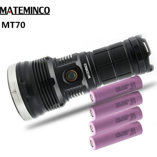 NEW Mateminco MT70 Flashlight CREE XHP70.2 LED max 6000 Lumens handheld light 1039 Meter Long Throw outdoor search light