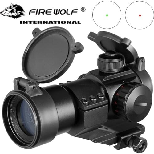 M3 Sighting Telescope Gun Sight Dot Scope For Picatinny Rail Hunting Red Dot Riflescopes 32mm With Reflex Red/Green
