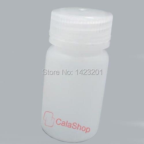 60ml 10 pcs / Lot Empty Plastic Sample vial Storage bottle tube Lab counting screw cap container