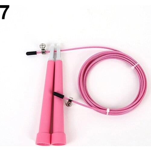 Speed Wire Skipping Adjustable Jump Rope Fitness Sport Exercise Cardio Tool