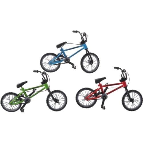 Alloy Mini Finger BMX Toys Hand Mountain Bike Model with Spare Tire Tools Bicycle Kids Toy Random Color