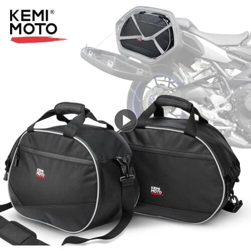 Motorcross bag Pannier Liner For TRACER 900GT 2018 2019 2020 Saddle Bag MT07 MT09 For BMW Saddle luggage bags FJR 1300 TDM 900