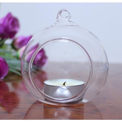 Candle Lights Handcraft Glass Mini Candlestick DIY Ball House Sound Sensitive Latest Series Holder Suspended