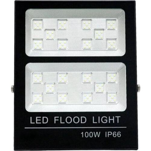 Ultra-thin AC 85- 265V LED 30W 50W 100W Floodlight Spotlight Spotlight Outdoor Wall Mount Wall Lamp Garden Factory Garage
