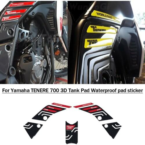 Waterproof Fuel Tank 3D Stickers Side Fuel Tank Sticker For Yamaha TENERE 700 Tenere 700 T700 XTZ 690 T 700 2019-2020
