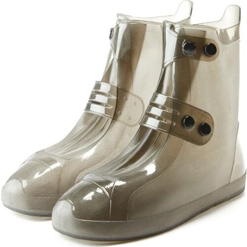 Waterproof Shoe Cover Thickened Non-slip Wear-resistant Outdoor Rainproof Mens and Womens Shoe Covers Adult Rain Boots