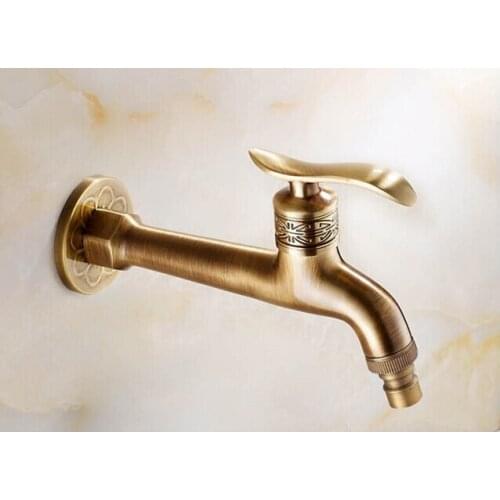 High quality total brass bronze finished washing machine faucet basin faucet garden faucet with Europe style design