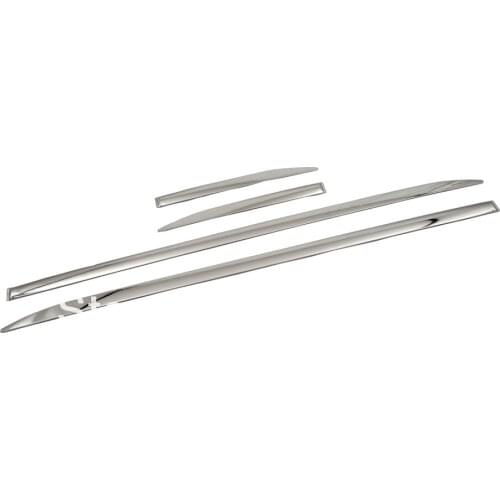 High Quality Chrome Side Door Moulding Trim Stainless Steel Type A for Toyota Rav4 2013 Up free shipping