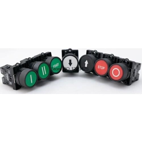 XB2 Plastic Series Push Button Switch with Logo XB2-EA1256 White Arrow Black Arrow XB2-EA4162 XB2-EA4158 XB2-EA3160