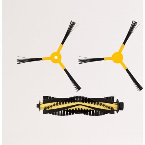 Side Brush + Roller + HEPA Filter + Mop Cloth Replacement Pack for Create NETBOT S14 / S15 Vacuum Cleaner Robot Spare Parts