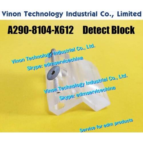 1pc) A290-8104-X612 edm Detect Block F604 Upper for Fanuc A,B,C,iA,iB,iC series machines A290.8104.X612 Detecting block, Pin