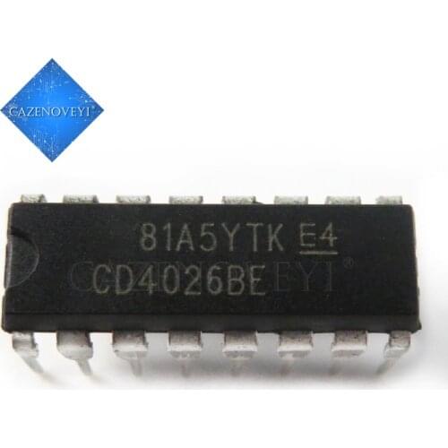 1pcs/lot CD4026BE CD4026 4026 DIP-16 In Stock