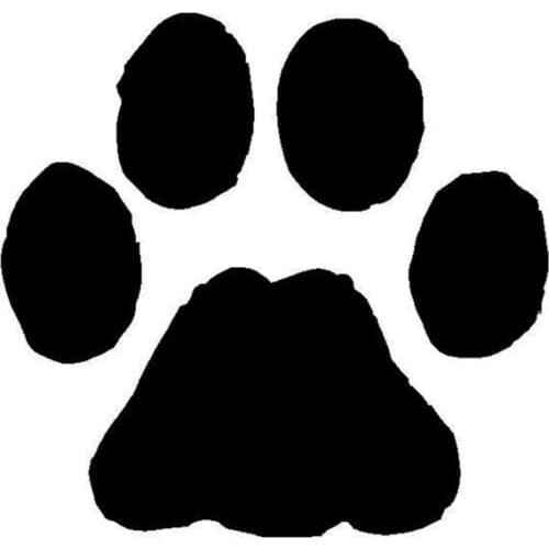 14.1*13.5CM Pet Dog Cat Paw Print Car Window Decorative Stickers Funny Animal Car Accessories C6-1096