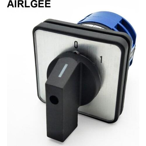 4pcs LW28-40/2 Rotary Cam Selector Switches 2 Position 8 Terminal Universal Changeover Switch 40A 380V