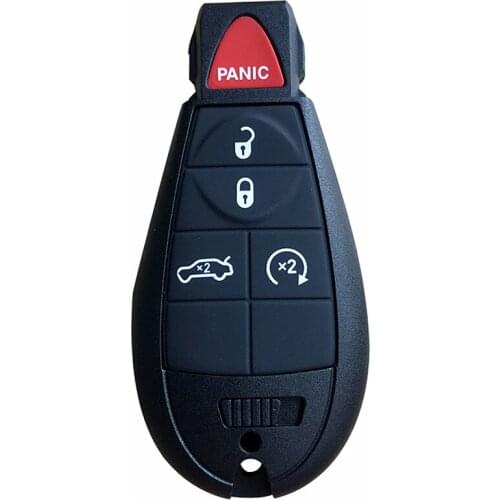5* 4+1 5 Buttons Smart Car Key Shell Case Cover For Chrysler For Jeep Grand Cherokee Journey Replacement remote Key Shell