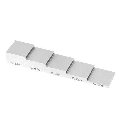ASTM E797 5 step test block 0.1"0.2"0.3"0.4"0.5" NDT block 304 Stainless Steel Calibration Block for thickness gauge