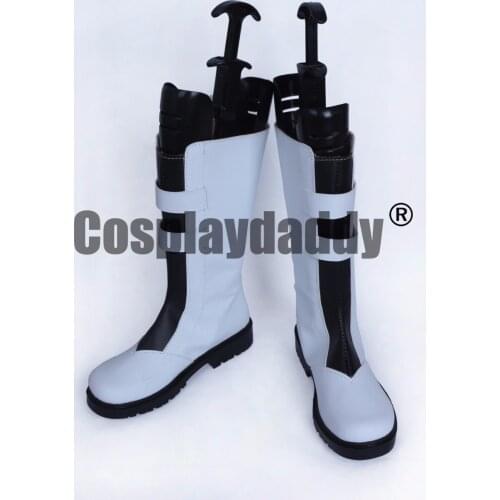 Ensemble Stars White Halloween Long Cosplay Shoes Boots H016