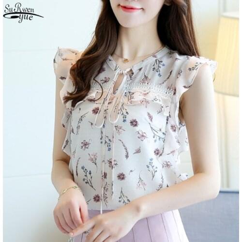 Blusas Mujer De Moda 2021 Plus Size Women Blouse Shirt Chiffon Women Tops Chiffon Women Blouse Fashion Women Clothing 0026