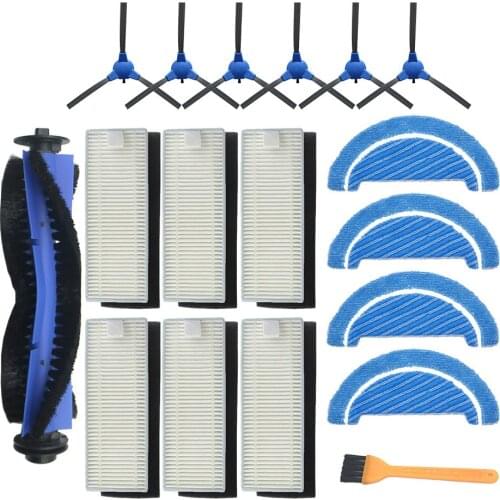 Robot Side Brush HEPA Filter Mop Cloth for Cecotec Conga Excellence 1090 Robot Vacuum Cleaner Parts Accessories Replacement Kit