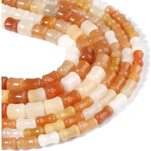 Natural Stone Slub Shape Beads Loose Bead for Jewelry Making Necklace Findings DIY Handmade Bracelet Wholesale 15
