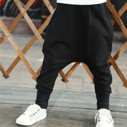 Children Harem Pants Plus Size Kids Autumn Spring Clothes Trousers for Baby Boys Girls Pants Solid 100 110 120 130 140 150 160