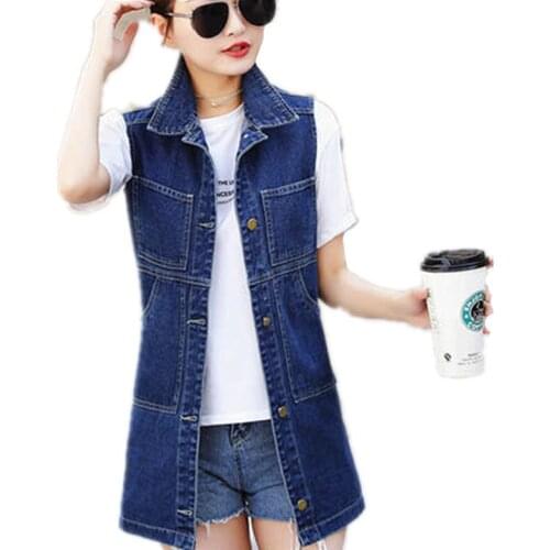 Женские джинсовые жилеты JQNZHNL China At AliExpress