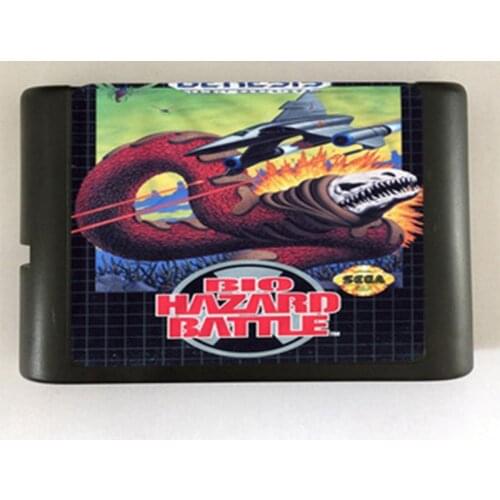 Bio Hazard Battle Game Cartridge Newest 16 bit Game Card For Sega Mega Drive / Genesis System