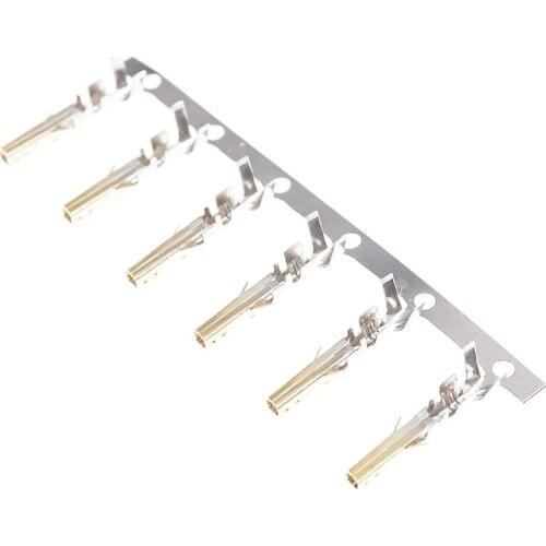 100pcs 4.20 mm 5557 Terminal Female needle contact pins Gold plate 3900-0039 Wire 22-18 AWG For Computer Power 4.20 Male shell