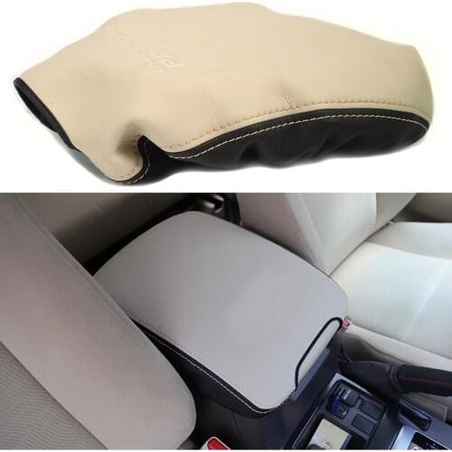 Leather Center Armrest box Case Cover For Toyota Land Cruiser Prado 150 2010 2012 2013 2014 2015 2016 2017 2018 car interior
