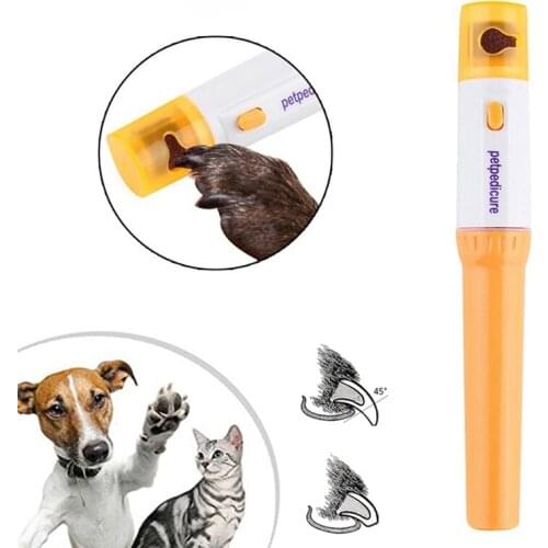 Pet Dog Nail Polisher Automatic Cats Dog Paw Nails Clipper Trimmer Electric Painless Puppy Kitten Grind File Pet Grooming Tools
