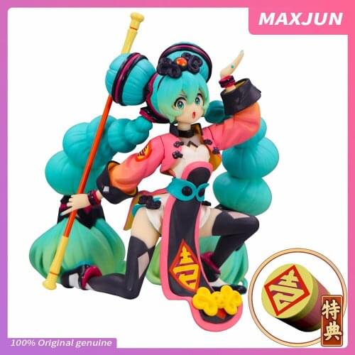 MAXJUN 10cm FuRyu VOCALOID Anime Miku Figure Giving indult PVC Action Figure Collection Model Doll Toy miku figure