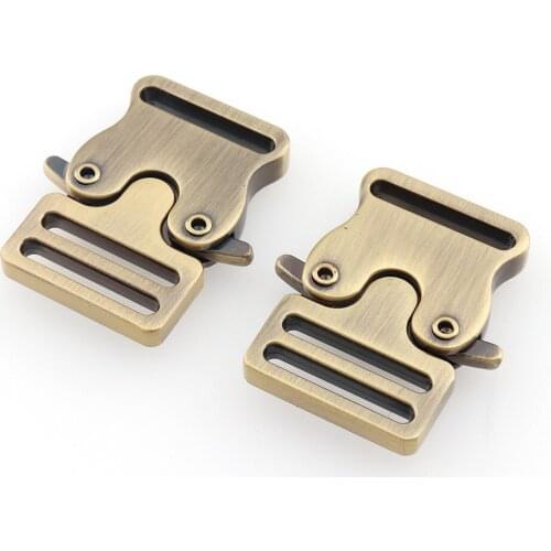 Metal Bag Backpack Strap Quick Side Release Buckle Purse Luggage Dog Collar Webbing Belt Clip Clasp Leathercraft Accessories DIY